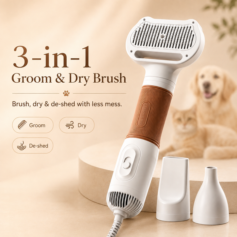 Pet Blow-Dry Brush